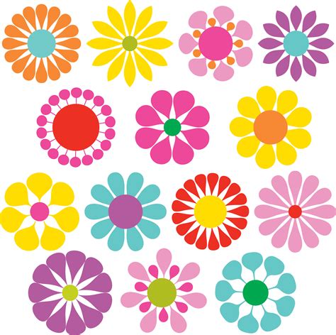 Cartoon Flower Vector Art, Icons, and Graphics for .